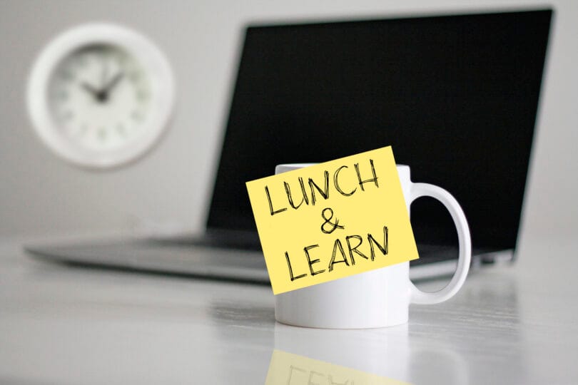 Lunch and learn as educational concept